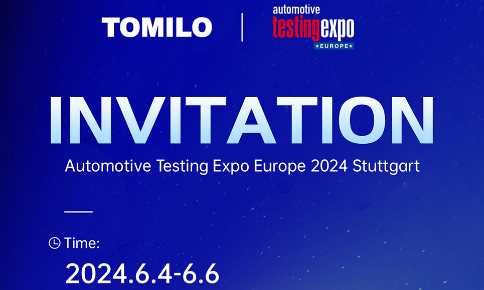 TOMILO invites you to attend the Automotive Testing Expo Europe 2024 Stuttgart